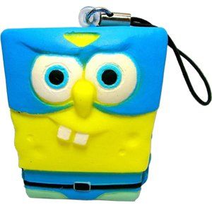 Spongebob Squarepants Soft Squeeze Charm Strap Figure