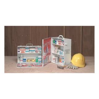 Medique 756LSC First Aid Cabinet, Filled, 2 Shelf, Constr