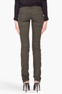 Dsquared2 Slim Green Jeans for women