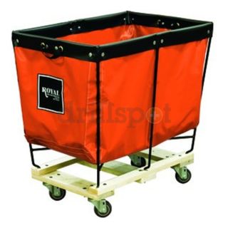 Royal Basket Trucks Inc R06ORELA 20W x 30L x 30H 6BU Orange Vinyl