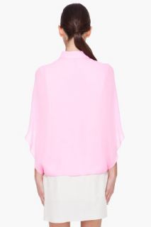 Cushnie Et Ochs Pink Silk Blouse for women