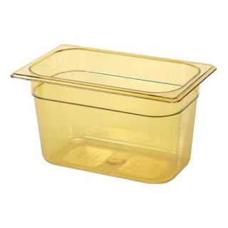 Rubbermaid FG212P00AMBR Fourth Size Food Pan, Hot