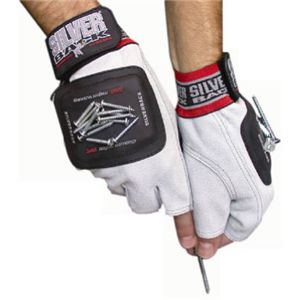 Illinois Glove Company 221M Medium Silver Back Magnetic Gloves
