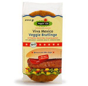 Veggie Life Viva Mexico Veggie Bratlinge 200g Lebensmittel