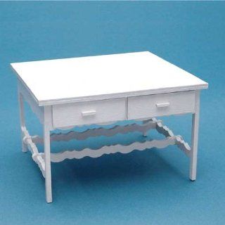 Dollhouse Miniature 1/144 Scale Queen Anne Table Kit Toys