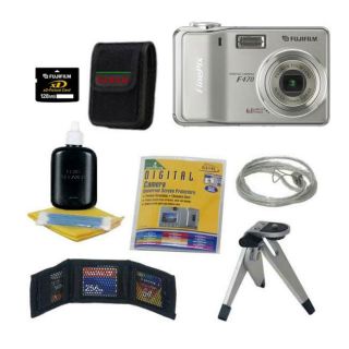 Fuji FinePix F470 6MP Digital Camera w/ Bonus Kit (Refurbished