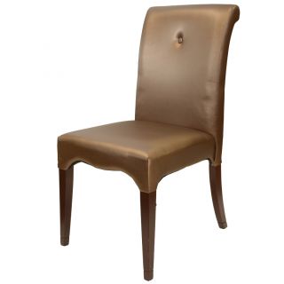 Scroll Leatherette Dark Brown Dining Chairs (Set of 2) Today $411.99
