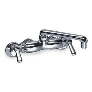 Chicago Faucets 445 CP Faucet, Backmount, Two Handle Lever